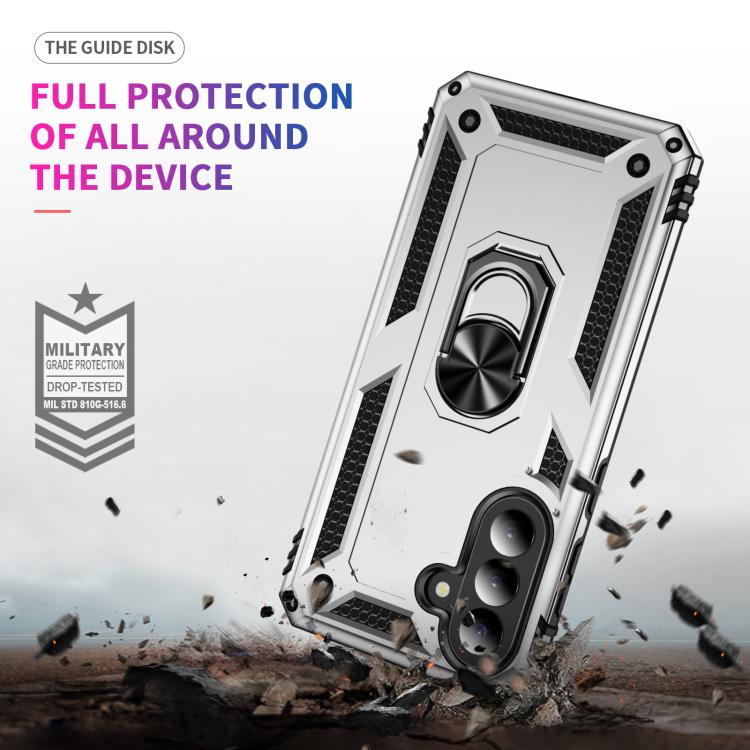For Samsung Galaxy A57 5G Shockproof TPU + PC Phone Case with Holder