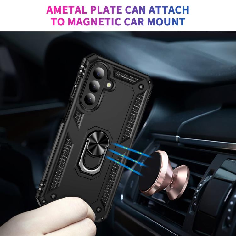 For Galaxy A27 5G Shockproof TPU + PC Phone Case with Holder