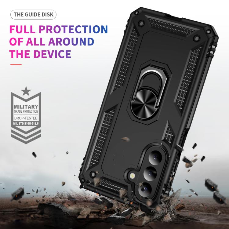 For Galaxy A27 5G Shockproof TPU + PC Phone Case with Holder