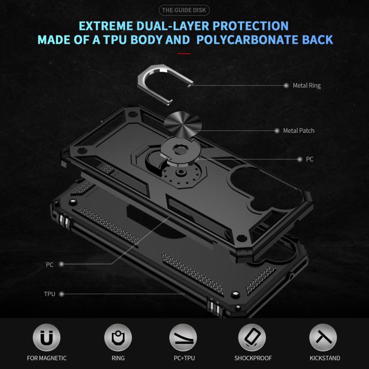For Galaxy A27 5G Shockproof TPU + PC Phone Case with Holder