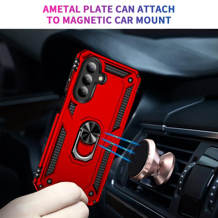 For Galaxy A27 5G Shockproof TPU + PC Phone Case with Holder