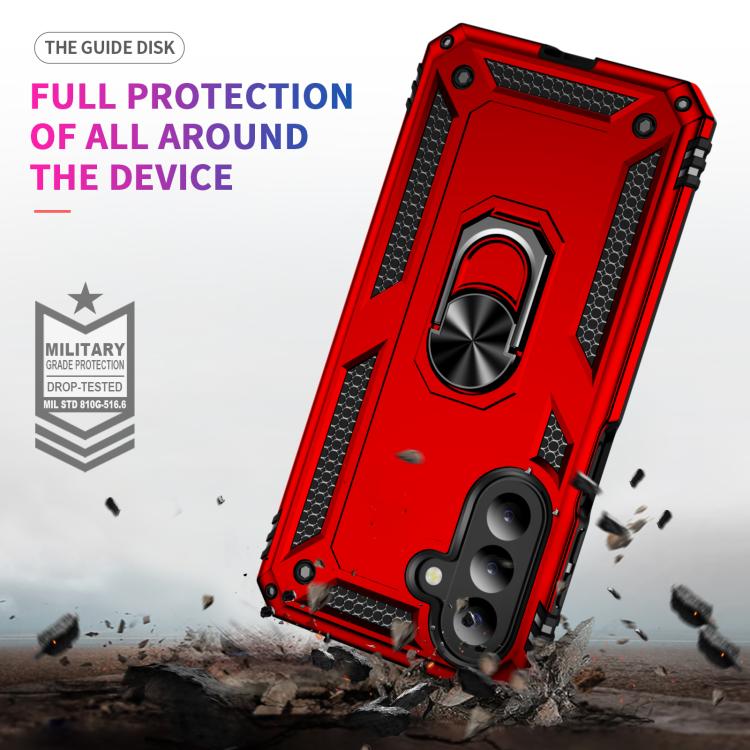 For Galaxy A27 5G Shockproof TPU + PC Phone Case with Holder