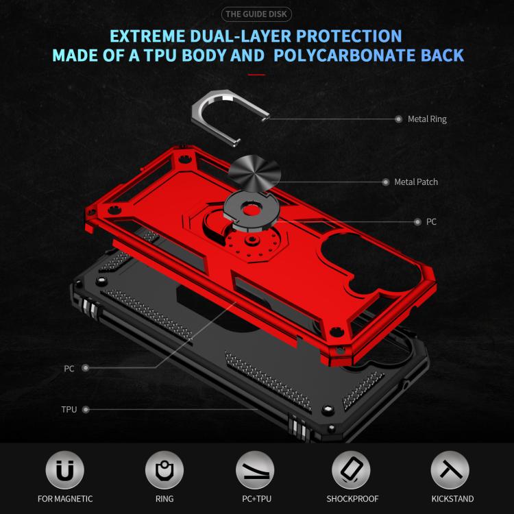 For Galaxy A27 5G Shockproof TPU + PC Phone Case with Holder