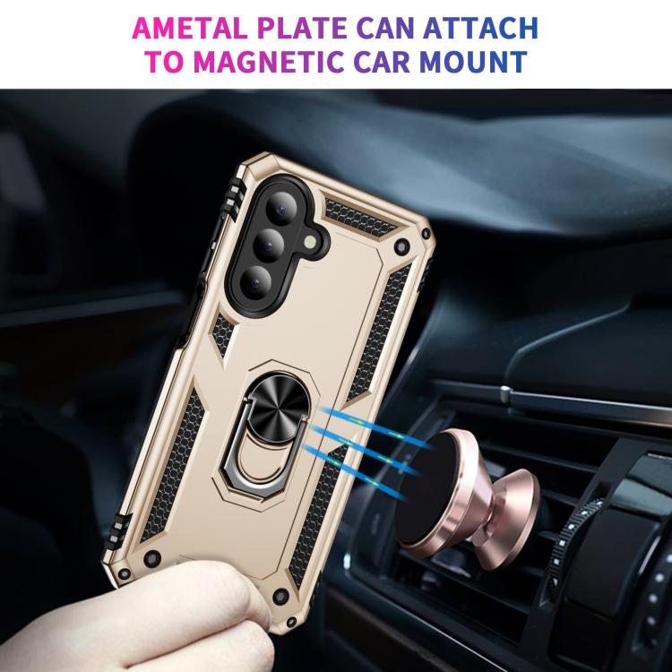 For Galaxy A27 5G Shockproof TPU + PC Phone Case with Holder