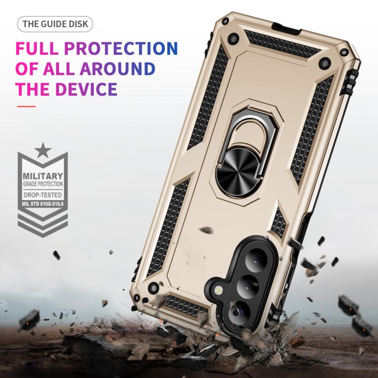 For Galaxy A27 5G Shockproof TPU + PC Phone Case with Holder