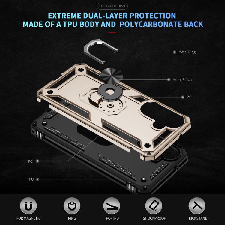 For Galaxy A27 5G Shockproof TPU + PC Phone Case with Holder