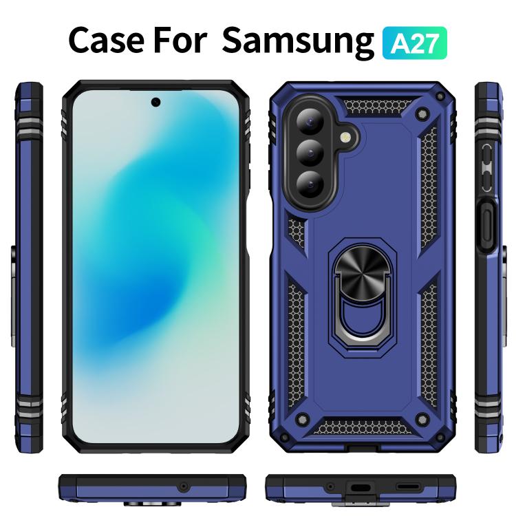 For Galaxy A27 5G Shockproof TPU + PC Phone Case with Holder