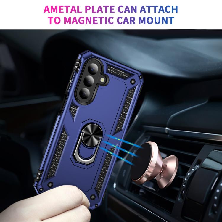 For Galaxy A27 5G Shockproof TPU + PC Phone Case with Holder