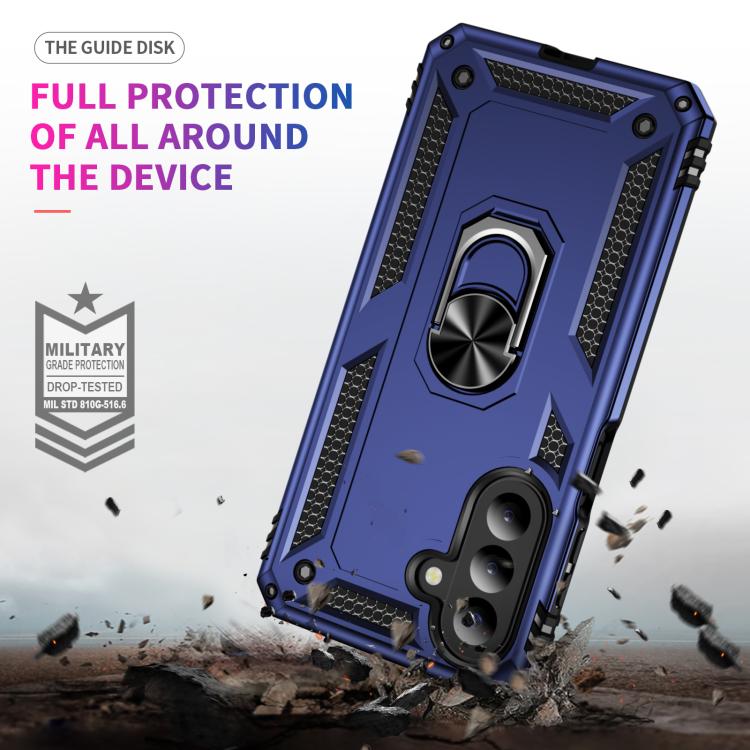 For Galaxy A27 5G Shockproof TPU + PC Phone Case with Holder
