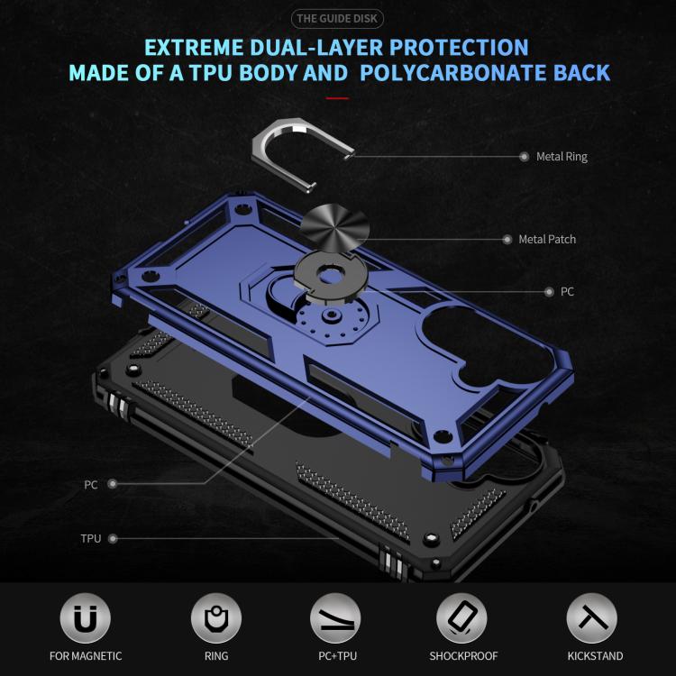 For Galaxy A27 5G Shockproof TPU + PC Phone Case with Holder