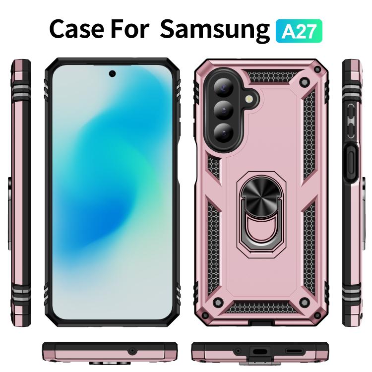 For Galaxy A27 5G Shockproof TPU + PC Phone Case with Holder