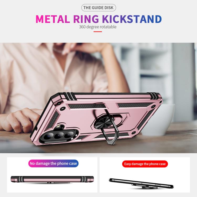 For Galaxy A27 5G Shockproof TPU + PC Phone Case with Holder