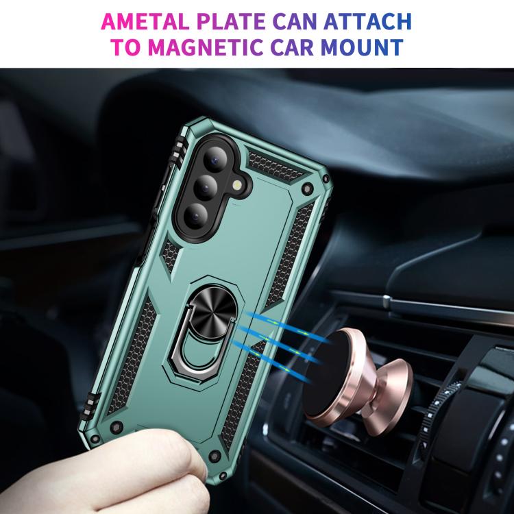 For Galaxy A27 5G Shockproof TPU + PC Phone Case with Holder
