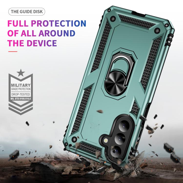 For Galaxy A27 5G Shockproof TPU + PC Phone Case with Holder
