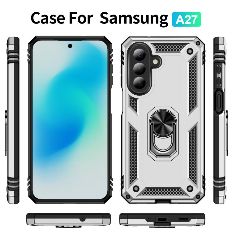 For Galaxy A27 5G Shockproof TPU + PC Phone Case with Holder