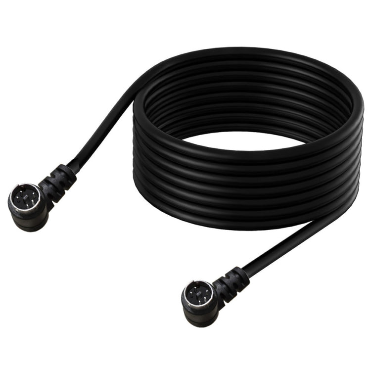 Mini DIN 5 Pin Core Audio / Video Cable, Length:0.5m