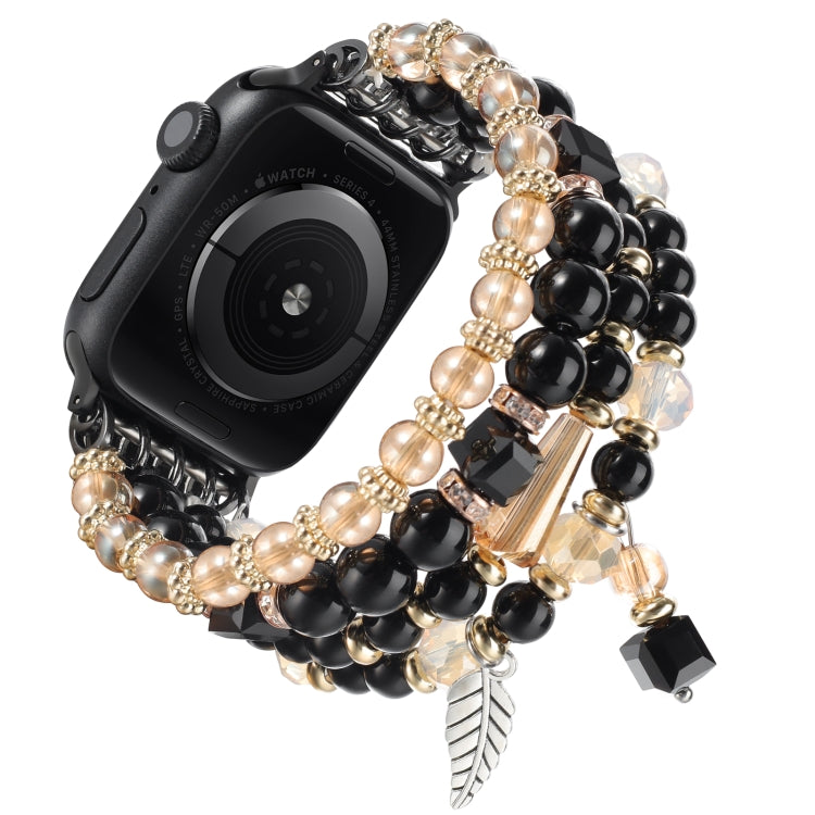 For Apple Watch 42mm / 41mm / 40mm / 38mm Tassel Beaded Chain Watch Band