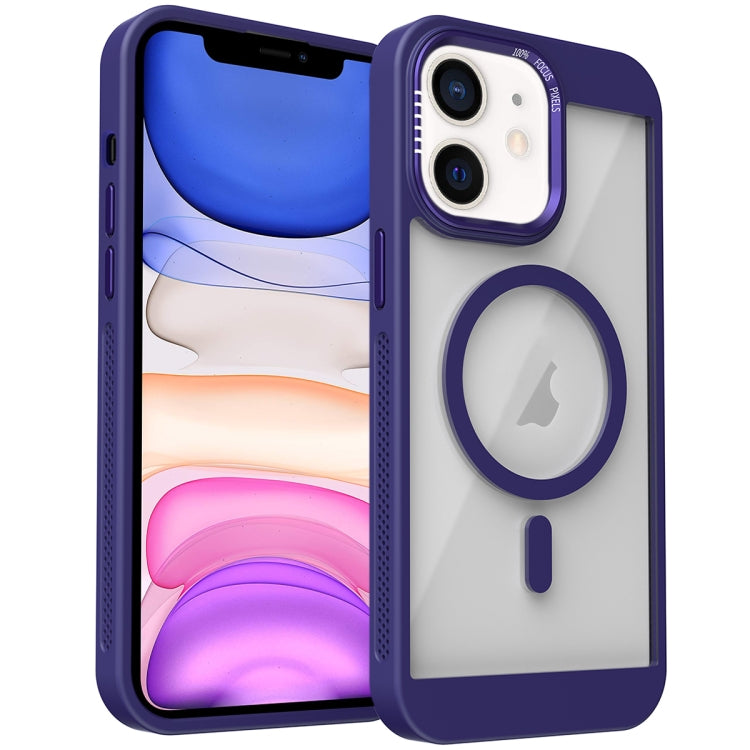 For iPhone 11 Honeycomb Cooling MagSafe Phone Case
