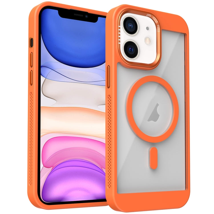 For iPhone 11 Honeycomb Cooling MagSafe Phone Case