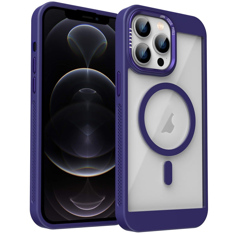 For iPhone 12 Pro Max Honeycomb Cooling MagSafe Phone Case