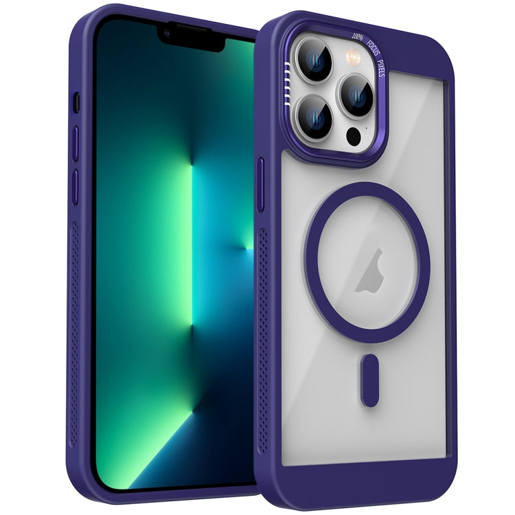 For iPhone 13 Pro Max Honeycomb Cooling MagSafe Phone Case