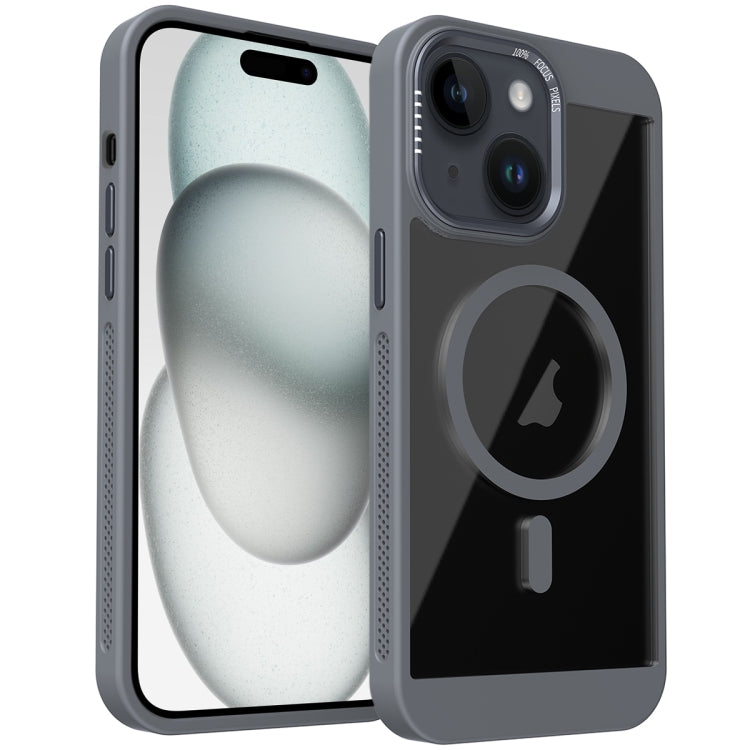 For iPhone 15 Honeycomb Cooling MagSafe Phone Case