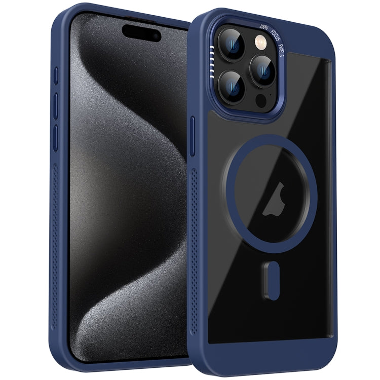For iPhone 15 Pro Honeycomb Cooling MagSafe Phone Case