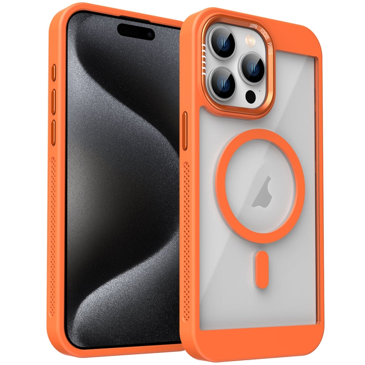 For iPhone 15 Pro Honeycomb Cooling MagSafe Phone Case