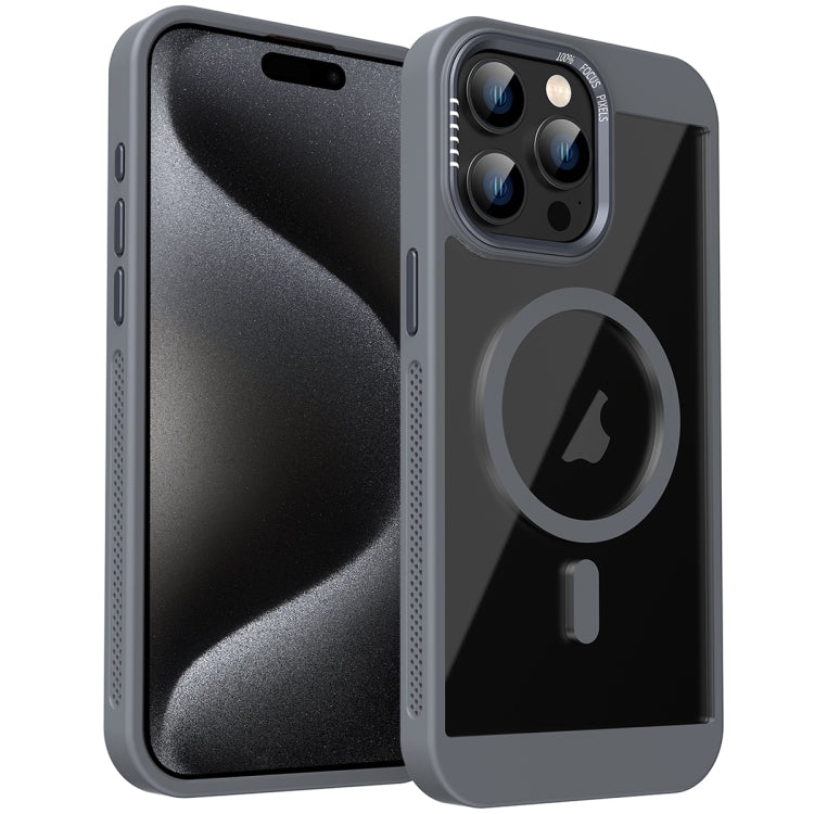 For iPhone 15 Pro Max Honeycomb Cooling MagSafe Phone Case