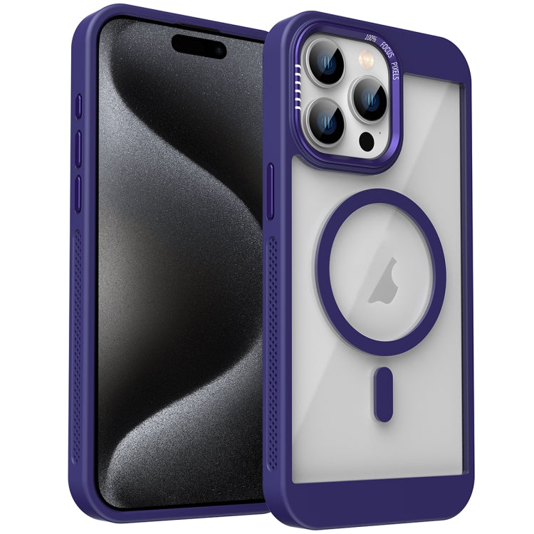 For iPhone 15 Pro Max Honeycomb Cooling MagSafe Phone Case