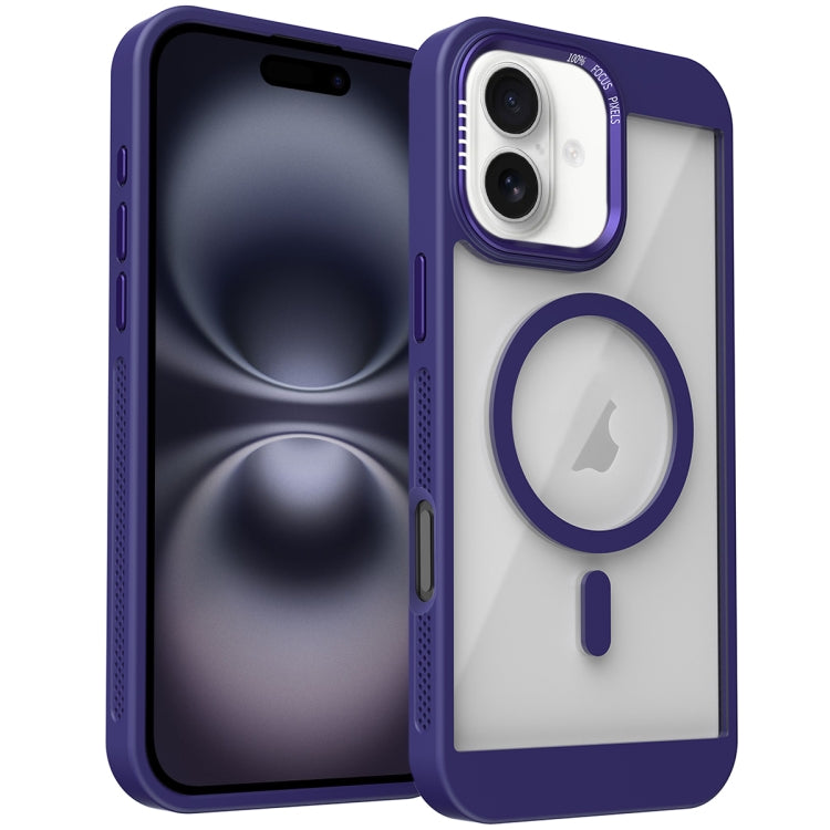 For iPhone 16 Honeycomb Cooling MagSafe Phone Case