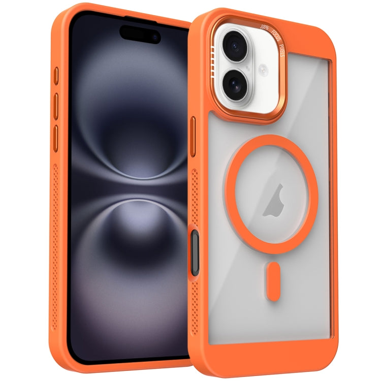 For iPhone 16 Honeycomb Cooling MagSafe Phone Case