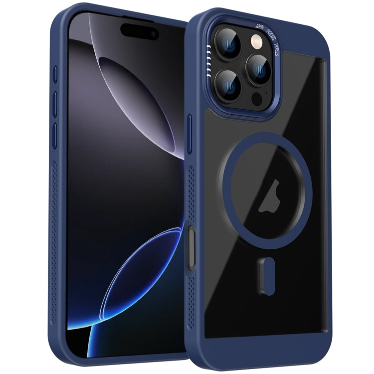 For iPhone 16 Pro Honeycomb Cooling MagSafe Phone Case
