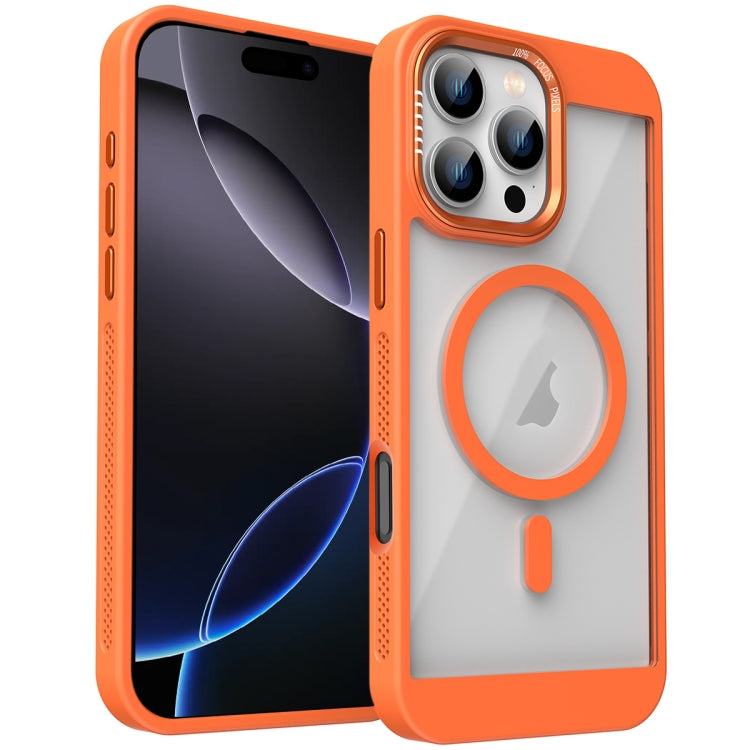 For iPhone 16 Pro Honeycomb Cooling MagSafe Phone Case