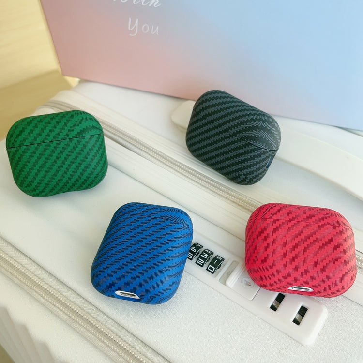 For AirPods Pro 2 Carbon Fiber TPU Frosted Earphone Protective Case