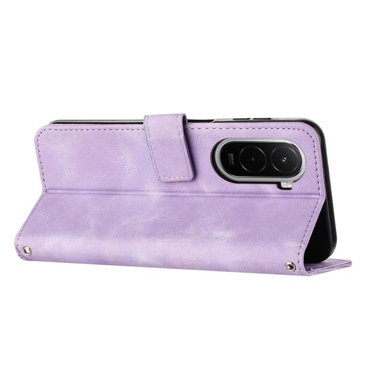 For Xiaomi Poco M7 4G 169mm Dream Triangle Leather Phone Case with Lanyard