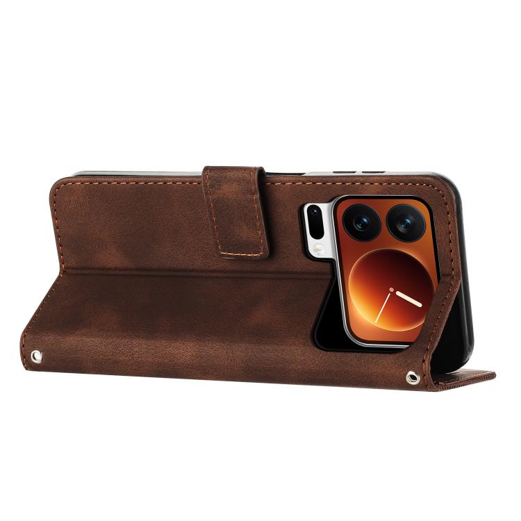 For Xiaomi 17 Pro Dream Triangle Leather Phone Case with Lanyard