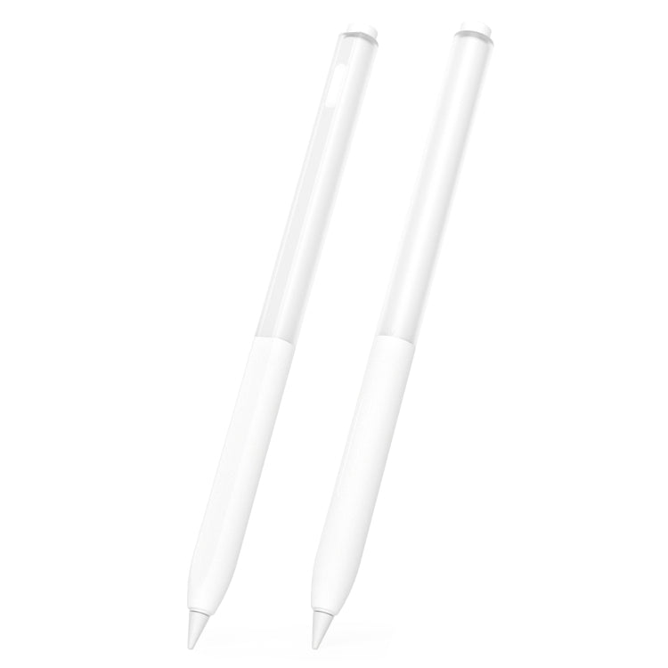 For vivo Pencil 2S / iQOO Pencil2s 2pcs/Set Transparent Jelly Series Stylus Pen Silicone Protective Cover