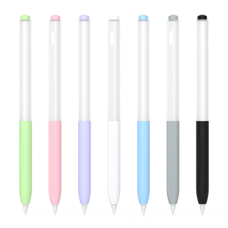 For vivo Pencil 2S / iQOO Pencil2s 2pcs/Set Transparent Jelly Series Stylus Pen Silicone Protective Cover
