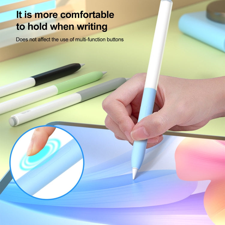 For vivo Pencil 2S / iQOO Pencil2s 2pcs/Set Transparent Jelly Series Stylus Pen Silicone Protective Cover