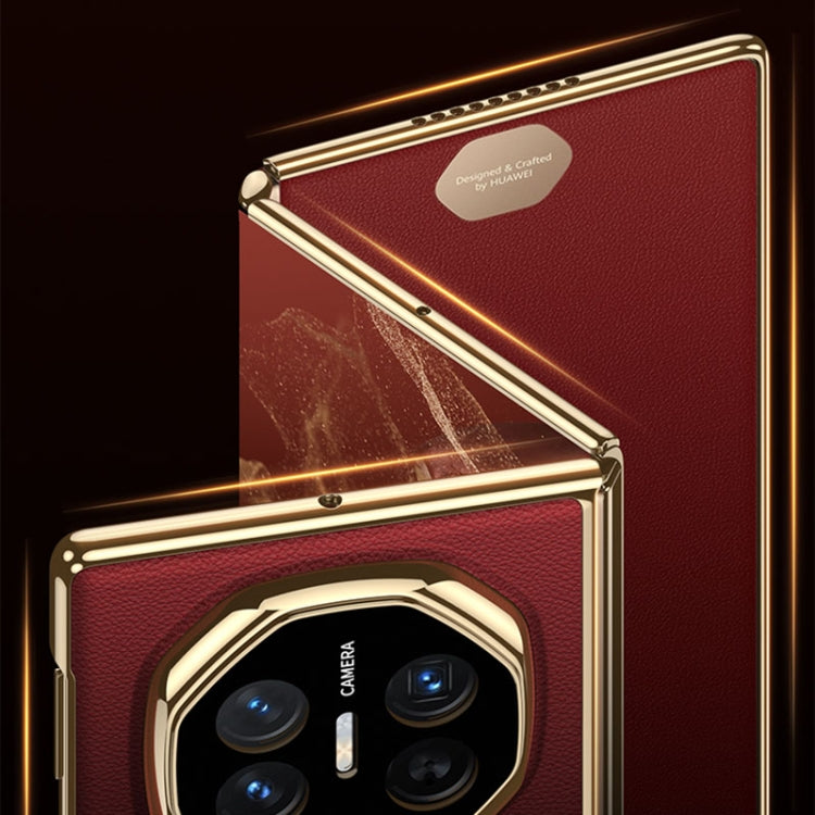 For Huawei Mate XT Ultimate Design GKK Phantom Leather MagSafe Frame Phone Case