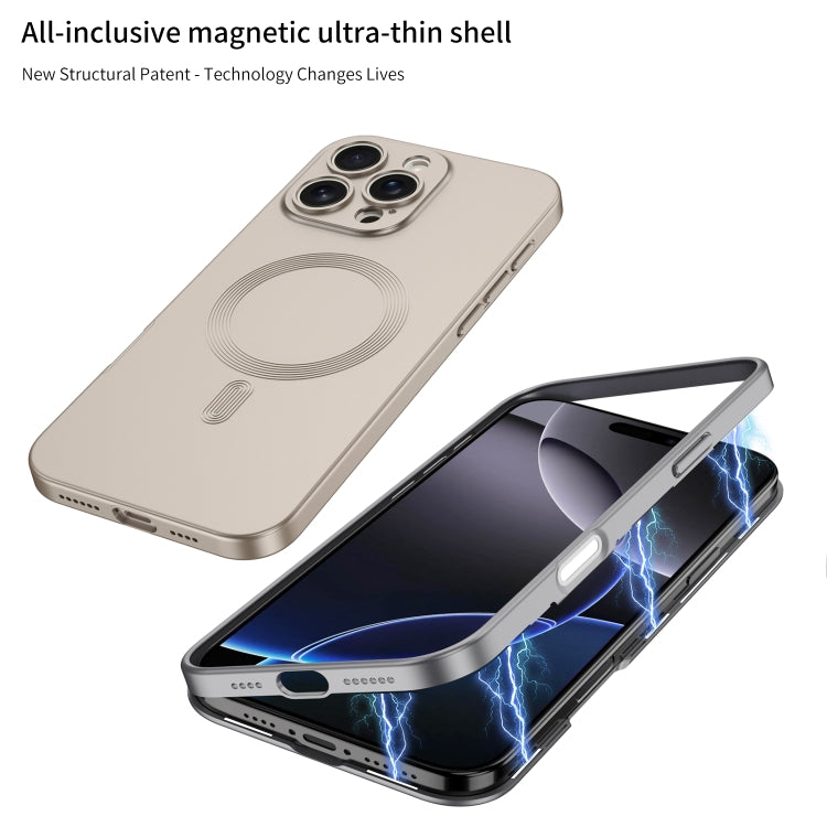 For iPhone 16 GKK MagSafe Full Coverage Phone Case