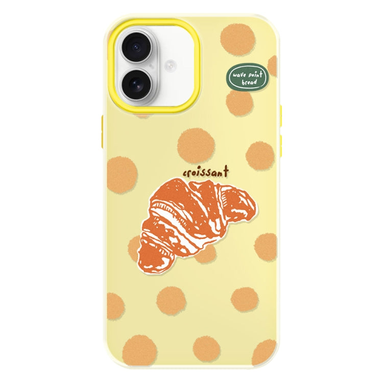 For iPhone 16 Skin Feeling Jelly TPU Hybrid PC Phone Case