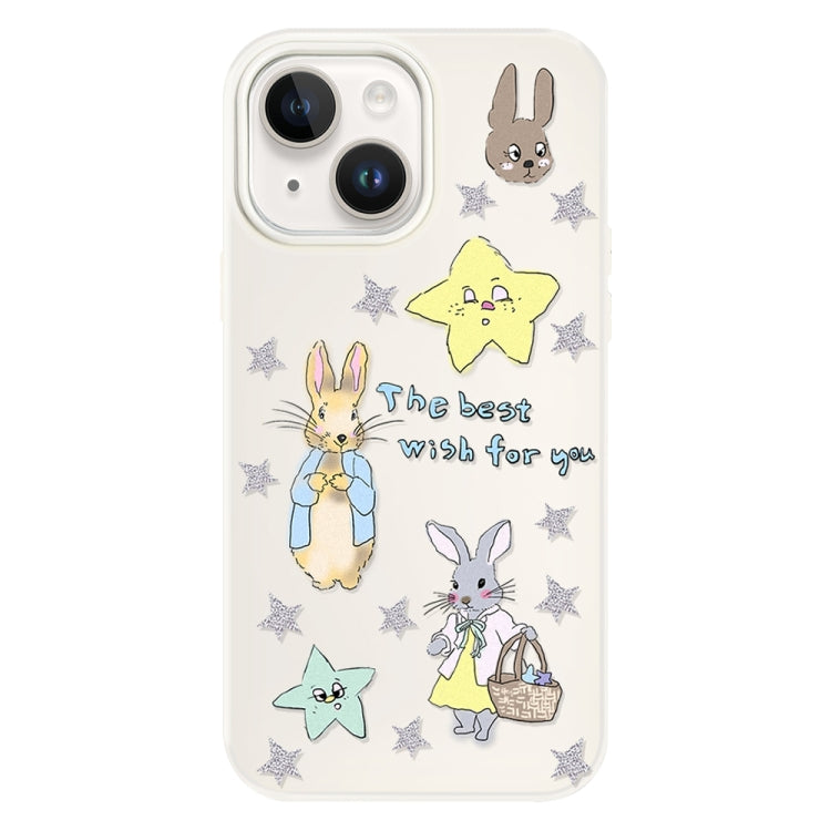 For iPhone 15 Plus Skin Feeling Jelly TPU Hybrid PC Phone Case