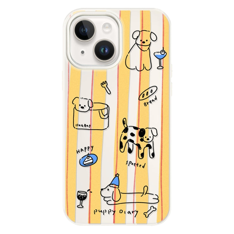 For iPhone 15 Skin Feeling Jelly TPU Hybrid PC Phone Case