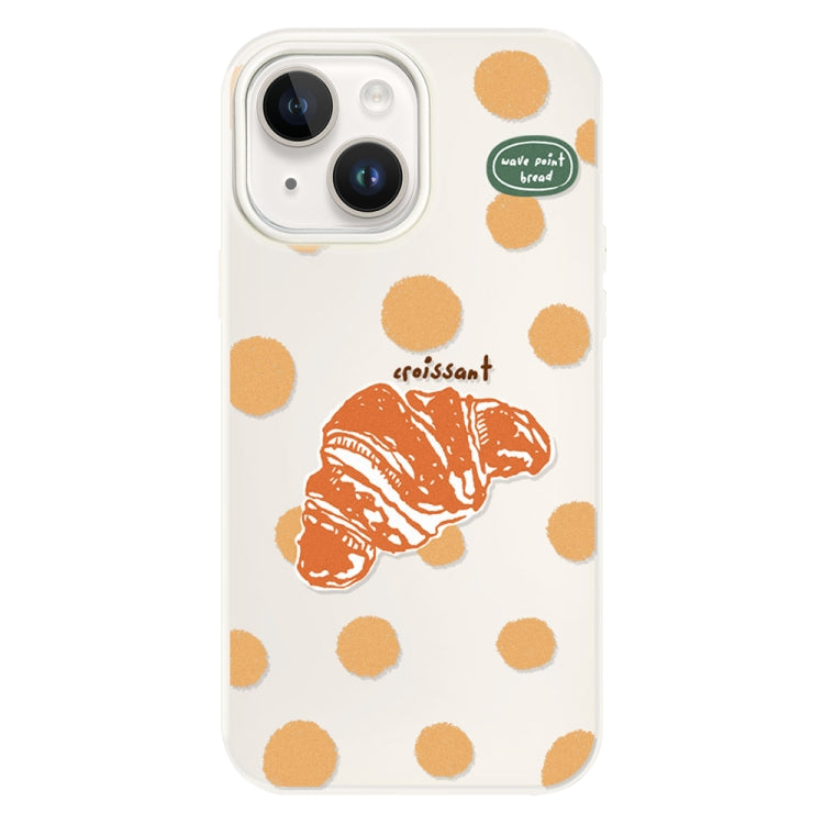 For iPhone 15 Skin Feeling Jelly TPU Hybrid PC Phone Case