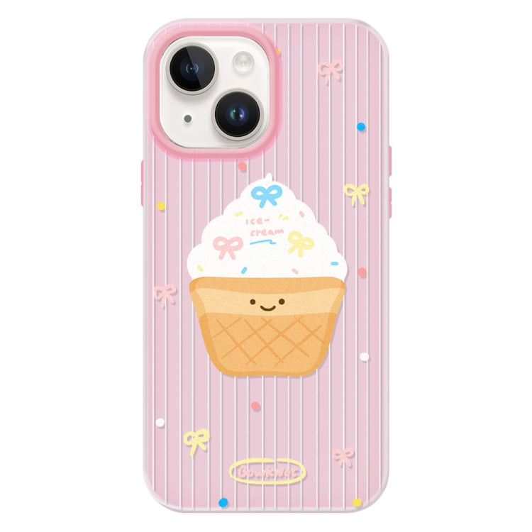 For iPhone 13 Skin Feeling Jelly TPU Hybrid PC Phone Case