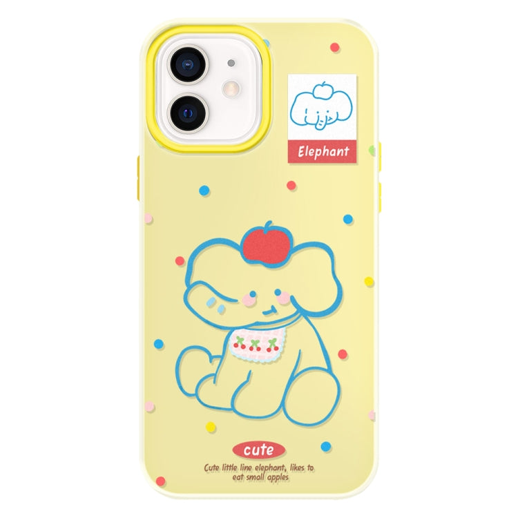For iPhone 12 Skin Feeling Jelly TPU Hybrid PC Phone Case