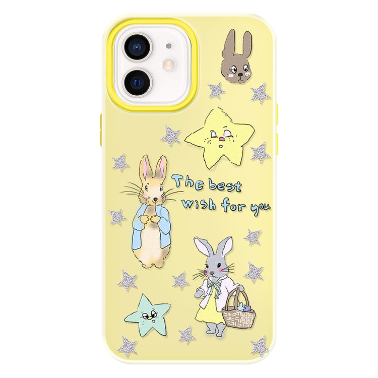 For iPhone 12 Skin Feeling Jelly TPU Hybrid PC Phone Case