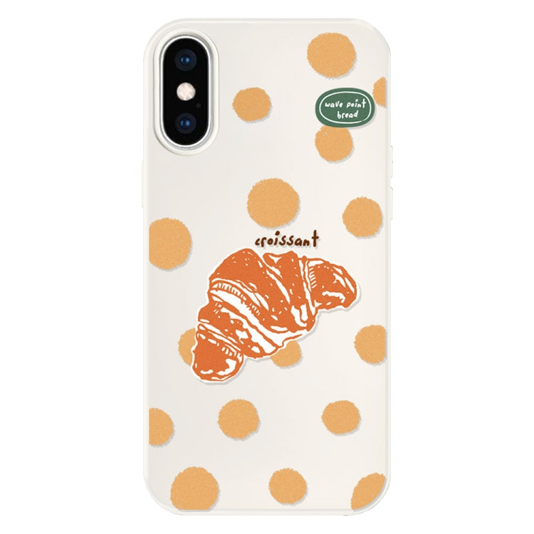 For iPhone X / XS Skin Feeling Jelly TPU Hybrid PC Phone Case